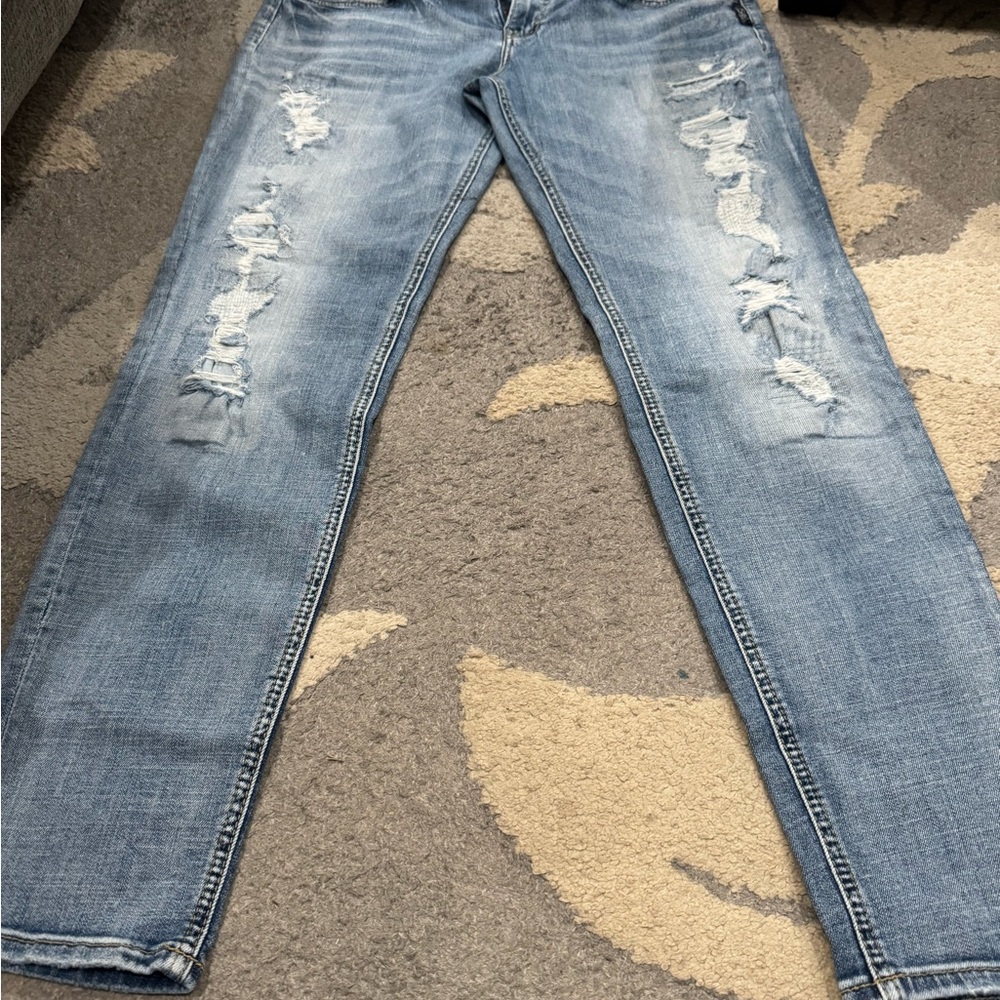 Silver Jeans Light Blue Boyfriend Jeans size 31